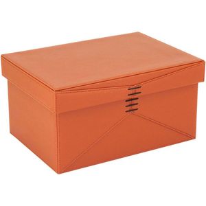 Jupter Caixa Organizadora 19X36X26Cm Sintético Marrom