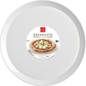 Bormioli Rocco Grangusto Prato Pizza 2X33X33Cm Vidro Temperado Branco