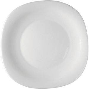 Bormioli Rocco Parma Prato Raso 2X27X27Cm Vidro Temperado Branco 6Pç