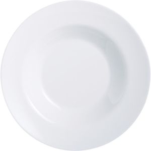 Luminarc Friend'S Time Prato Pasta 5X29X29Cm Vidro Temperado Branco