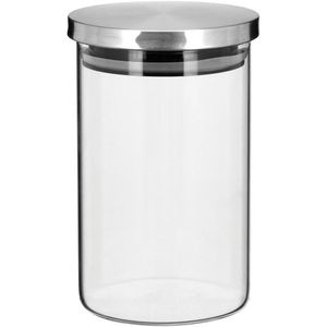 Flavor Pote 16X10X10Cm 850Ml Borosilicato Transp Com Anel Silicone