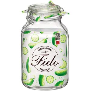 Bormioli Rocco Fido Pote Hermético 24X14X14Cm 3L Vidro Transp