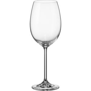 Bohemia Natalia Maxima Taça Vinho 23X8X8Cm 450Ml Cristal Transp 6Pç