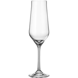 Bohemia Lida Taça Champanhe 24X6X6Cm 220Ml Cristal Transp 6Pç