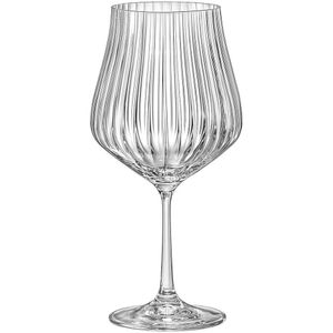 Bohemia Tulipa Opt Taça Vinho 23X9X9Cm 600Ml Cristal Transp 6Pç