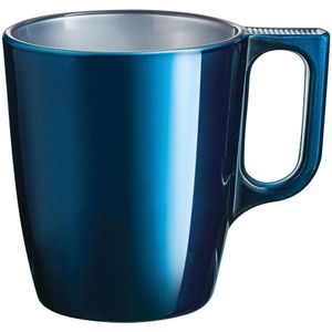Luminarc Flashy Caneca 9X8X8Cm 250Ml Vidro Temperado Azul