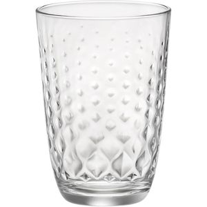 Bormioli Rocco Glit Copo Long Drink 12X8X8Cm 395Ml Vidro Transp 6Pç