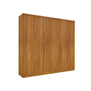 Guarda Roupa Casal Veneza 6 Portas 4 Gavetas Tcil Cinamomo
