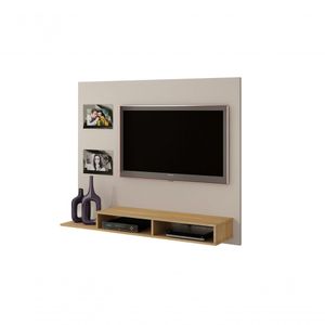 Painel Para Tv Ate 46 Polegadas Hades Valdemoveis Off White/Cinamomo
