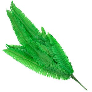 Decoração Arranjo Samambaia Planta Artificial Plástico 91cm