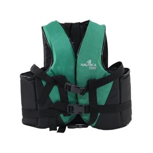 Colete Salva Vidas Coast Verde E Preto 50kg - Nautika