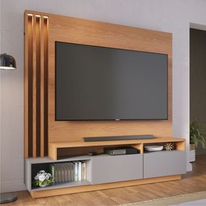 Home Para Tv Ate 75 Polegadas Torino Freijo Cinza Fosco