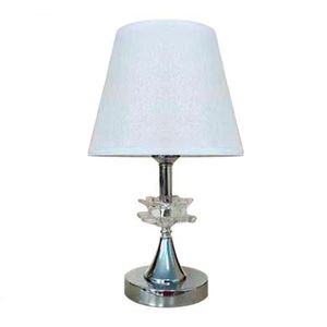 Abajur Luminária Branca De Mesa 15x36cm Bivolt 110/220v