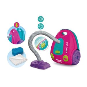 Brinquedo Mini Aspirador De Pó Infantil Rosa Home Love