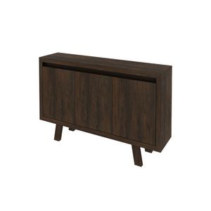 Balcão Escritório Com 3 Portas Multimóveis Vcr25028 Rustico Rústico