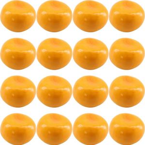 Kit Mini Frutas Artificiais Laranjas 576 Unidades Isopor