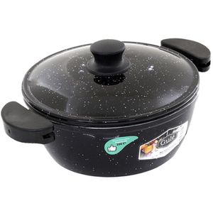 Panela 16cm Preto Resistente Gulê Em Alumínio 900ml