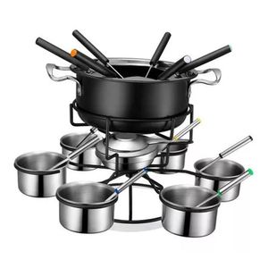 Conjunto Para Fondue 22 Peças Potes Inox