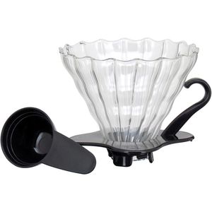 Kanne Suporte Filtro Café 10X12X12Cm Borosilicato Transp Com Acessorio