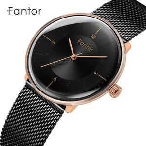 Relógio Feminino Fantor Wf1021l à Prova D'água Prata