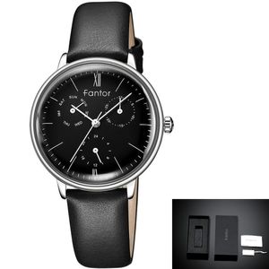 Relógio Feminino Fantor Wf1008l à Prova D'água Prata