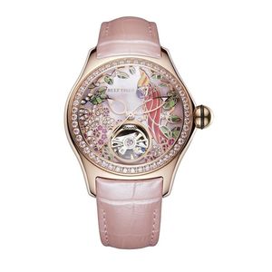 Relógio Feminino Reef Tiger Rga7105-pppd à Prova D'água Bege