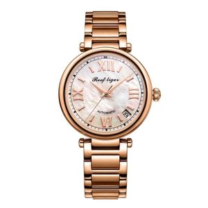 Relógio Feminino Reef Tiger Rga1595-yly à Prova D'água Rosa