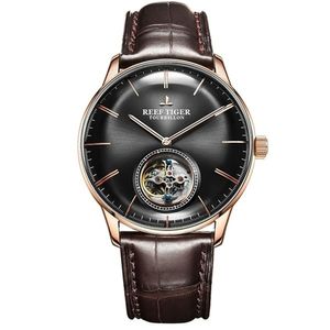 Relógio Masculino Reef Tiger Rga1930-ybb à Prova D'água Marrom