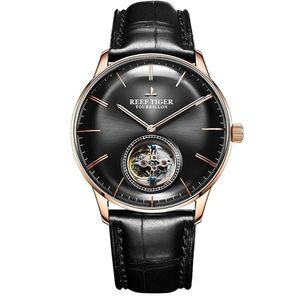 Relógio Masculino Reef Tiger Rga1930-pbs à Prova D'água Preto