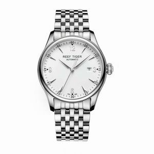 Relógio Masculino Reef Tiger Rga823-y à Prova D'água Branco