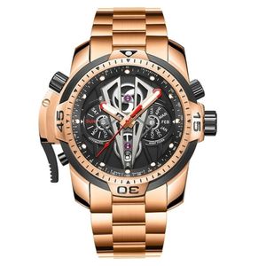 Relógio Masculino Reef Tiger Rga3591-yby à Prova D'água Cinza