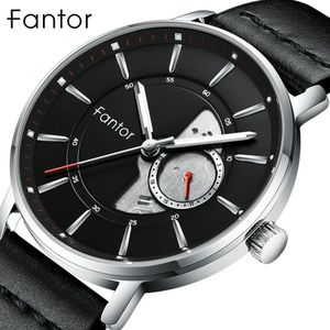 Relógio Masculino Fantor Wf1031g à Prova D'água Preto