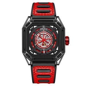 Relógio Masculino Reef Tiger Ak à Prova D'água Vermelho