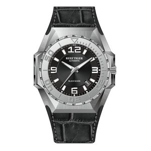 Relógio Masculino Reef Tiger Rga6903-ywb à Prova D'água Prata