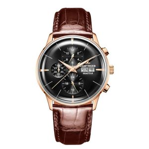 Relógio Masculino Reef Tiger Rga1699-pws à Prova D'água Marrom