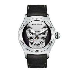 Relógio Masculino Reef Tiger Rga70s7 à Prova D'água Prata