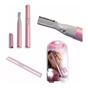 Depila Fácil Aparador De Pelos Faciais E íntimo Caneta Rosa