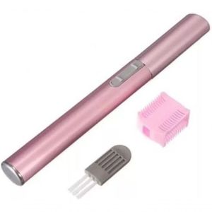 Depilador E Aparador De Pelos Feminino Depilação Portatil De Rosto Caneta Rosa