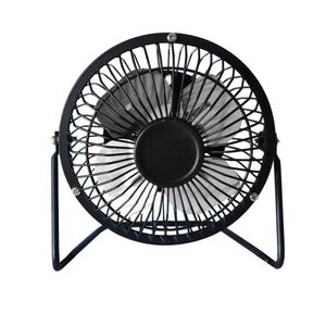 Mini Ventilador Usb De Mesa Articulável - Preto
