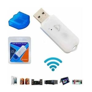 Adaptador Bluetooth Receptor De Som Música Automotivo Usb2.0 - Branco /az