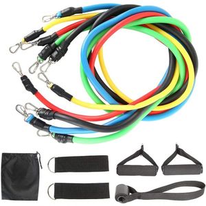 Kit Tubing 11 Peças Elásticos Exercício Extensor Funcional Jt-003