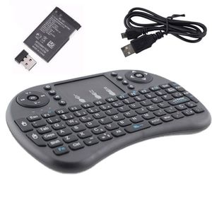 Mini Teclado Wireless Keyboard Com Touchpad Usb Android Console E Tv P