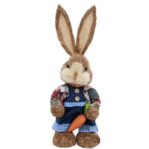 Coelha De Páscoa Decoração Enfeite Coelhinha 48cm