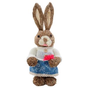 Coelha De Páscoa Decoração Enfeite Coelhinha 31 Cm