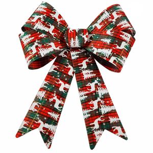 Kit 2 Enfeites árvore Natal Laço Decorado Figuras Natalinas 28,5 Cm