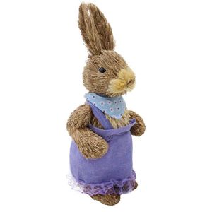 Coelha De Páscoa Decoração Enfeite Coelhinha 33cm