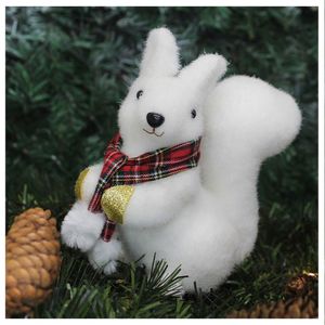 Boneco Natal Enfeite Natalino Esquilo Felpudo 18cm
