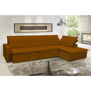 Sofá Istambul 3.80x1.90m Retrátil E Reclinável Com Chaise - Terra