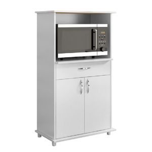 Armário Balcão Para Cozinha Multiuso Notavel Nt 3070 2 Portas 1 Gaveta Branco Branco