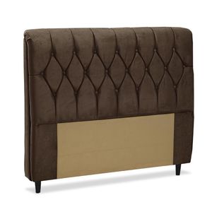 Cabeceira Para Cama Box King Istambul Dobuê 1.95m Chocolate Chocolate